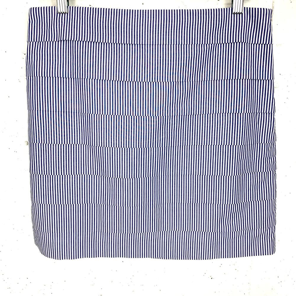 Vineyard Vines Womens Tiered Cotton Mini Skirt Blue White Nautical Stripe Size 4